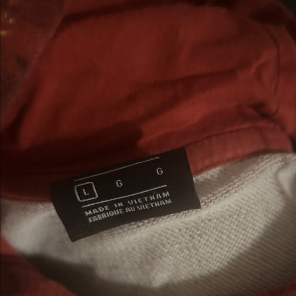 Nike Red Hoodie with Dove and Floral Accents - Picture 5 of 6